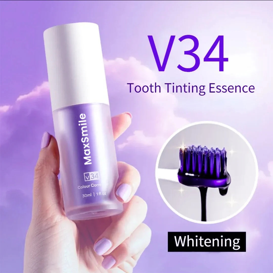 MaxSmile Teeth Color Corrector Purple Teeth Whitening Serum