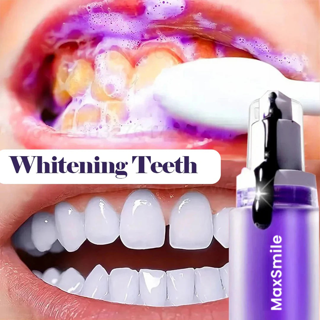 MaxSmile Teeth Color Corrector Purple Teeth Whitening Serum